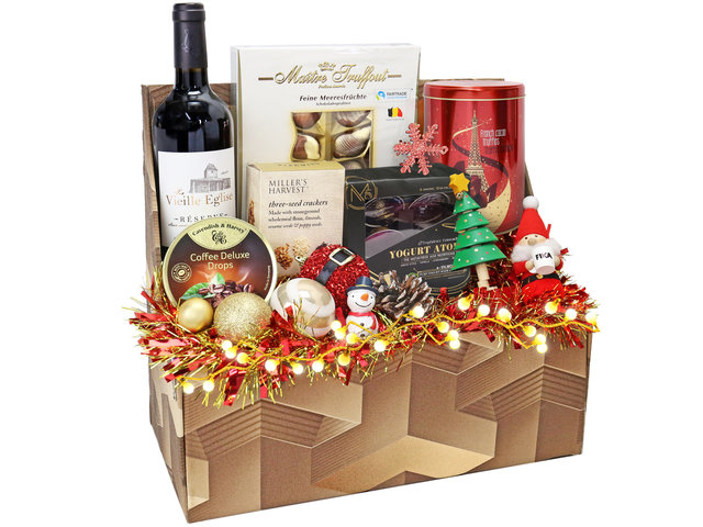 Christmas Gift Hamper - Christmas Fancy Business Wine Gift Hamper  XC21 - IX1112A2 Photo