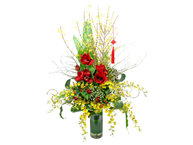 Florist Flower in Vase - CNY Florist Deco CL14 - L76604737 Photo