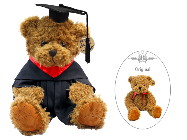 Florist Gift - Barnes & Coleman Graduation Classic Brown Teddy Bear  - L175569 Photo