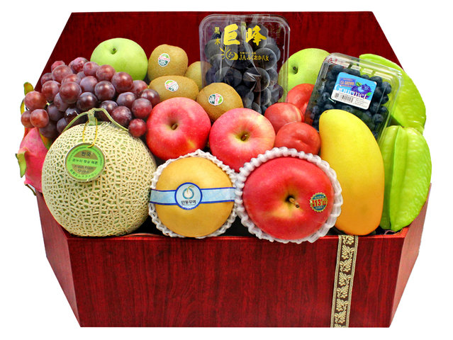 Mid-Autumn Gift Hamper - Mid Autumn Fancy Deluxe Fruit Hamper FH173 - L194174 Photo