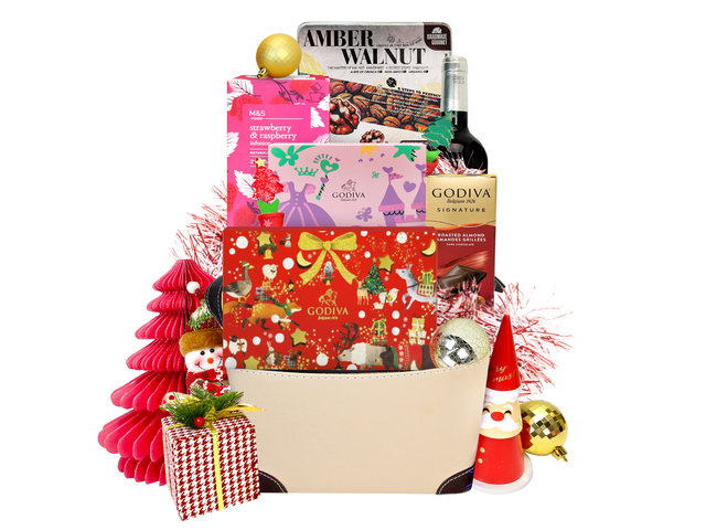 Wine n Food Hamper - Christmas Permium Food Gift Hamper X24 - XH1124A4 Photo