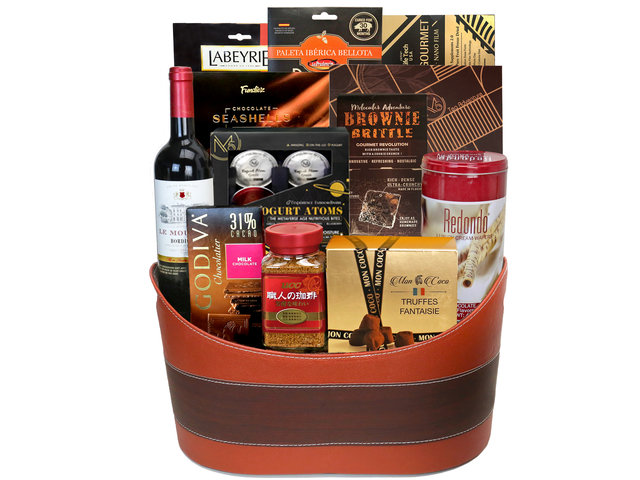 Wine n Food Hamper - Premium Wine And Food Gift Hamper FH17 - HR0616A6 Photo