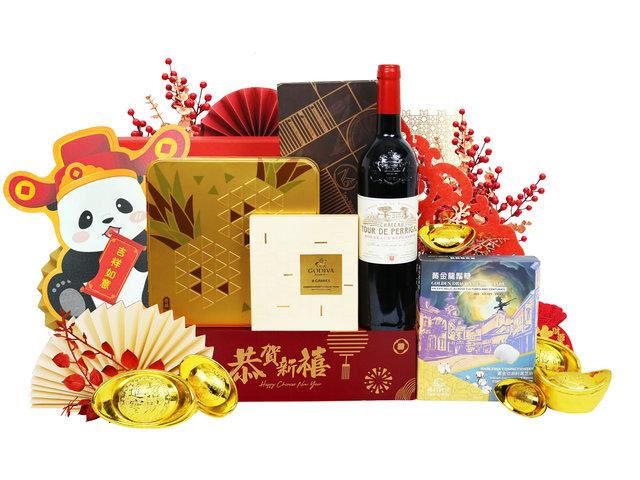 新年果籃Hamper - 新春中式美食禮籃 0104A7 - CH20104A7 Photo